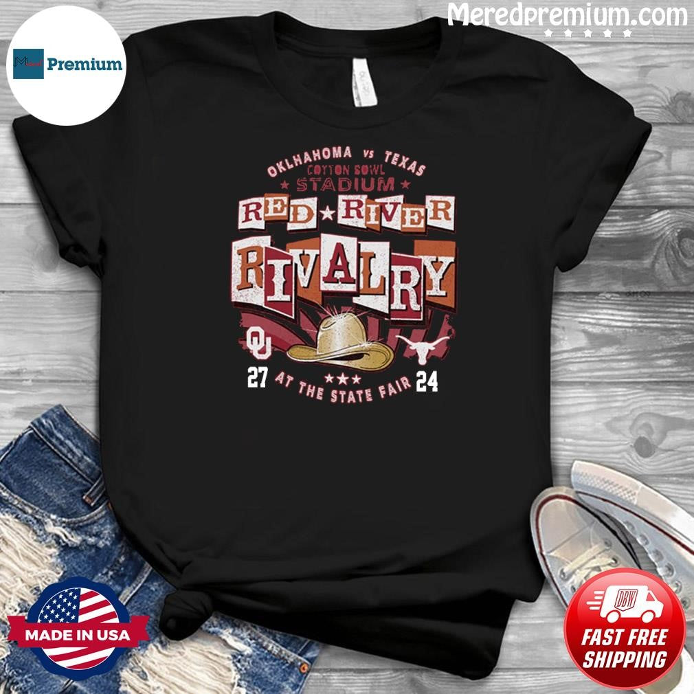 Oklahoma Sooners 2026 Red River Rivalry Golden Hat Beat Texas 27-24 Shirt