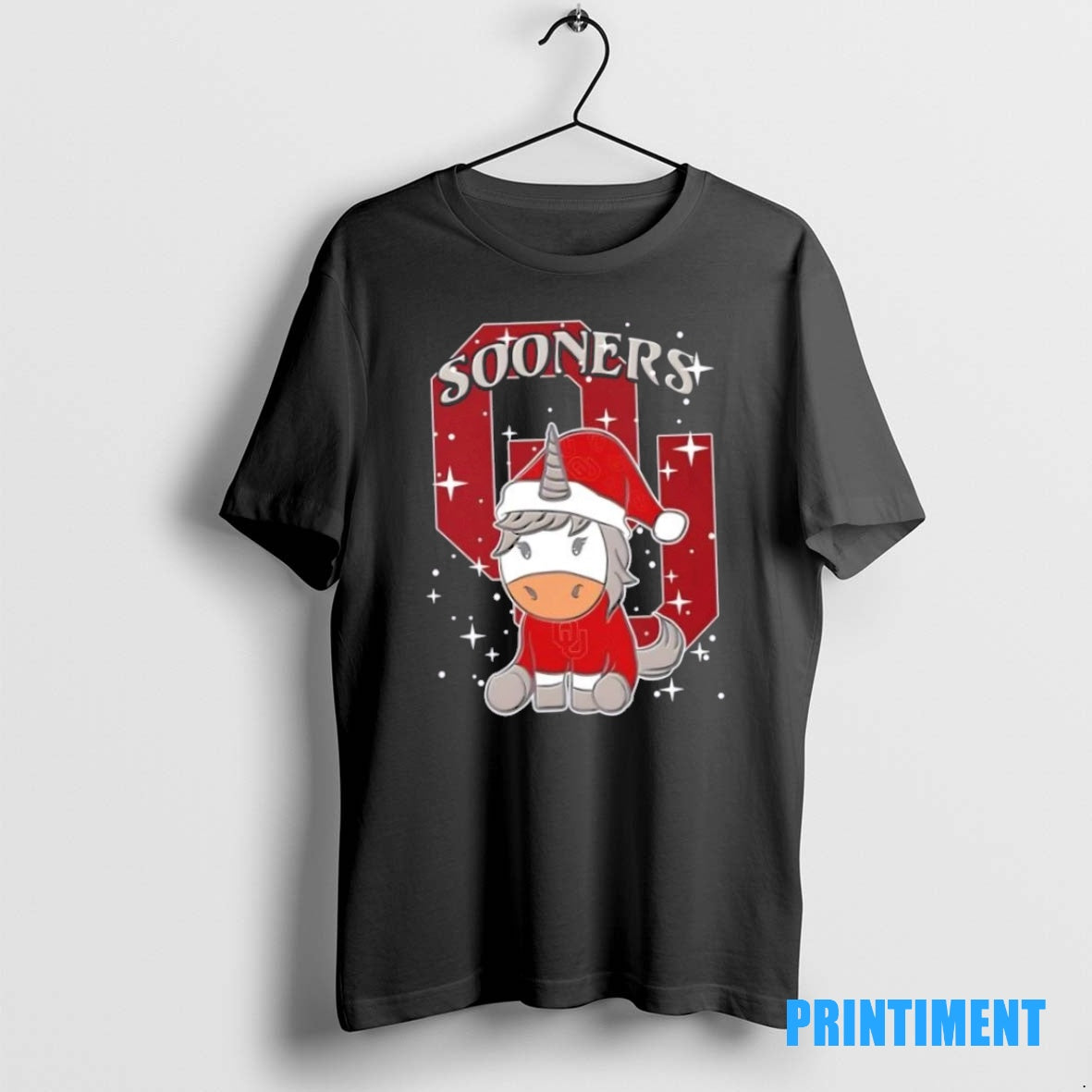 Official Oklahoma Sooners Football X Unicorn Merry Christmas Tee Sweater