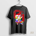 Official Oklahoma Sooners Football X Unicorn Santa Hat Dabbing Merry Christmas Shirt