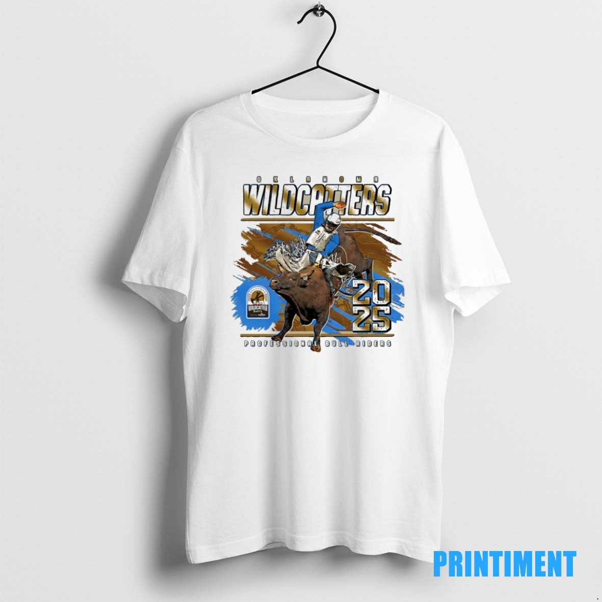 Official Oklahoma Wildcatters 2025 Event Professional Bull Riders Tee Sweater