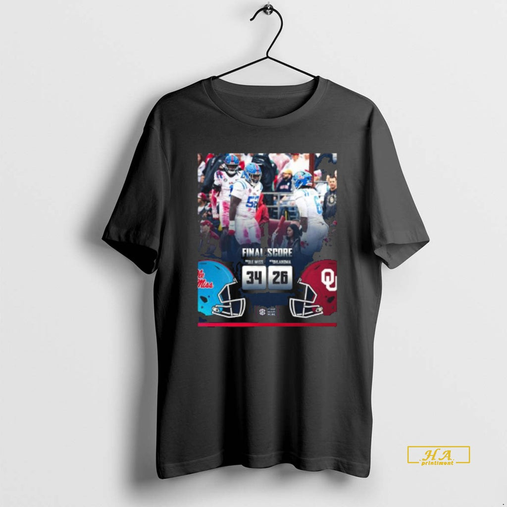 Official Ole Miss Wins 34 26 Oklahoma 2025 Gameday Football
