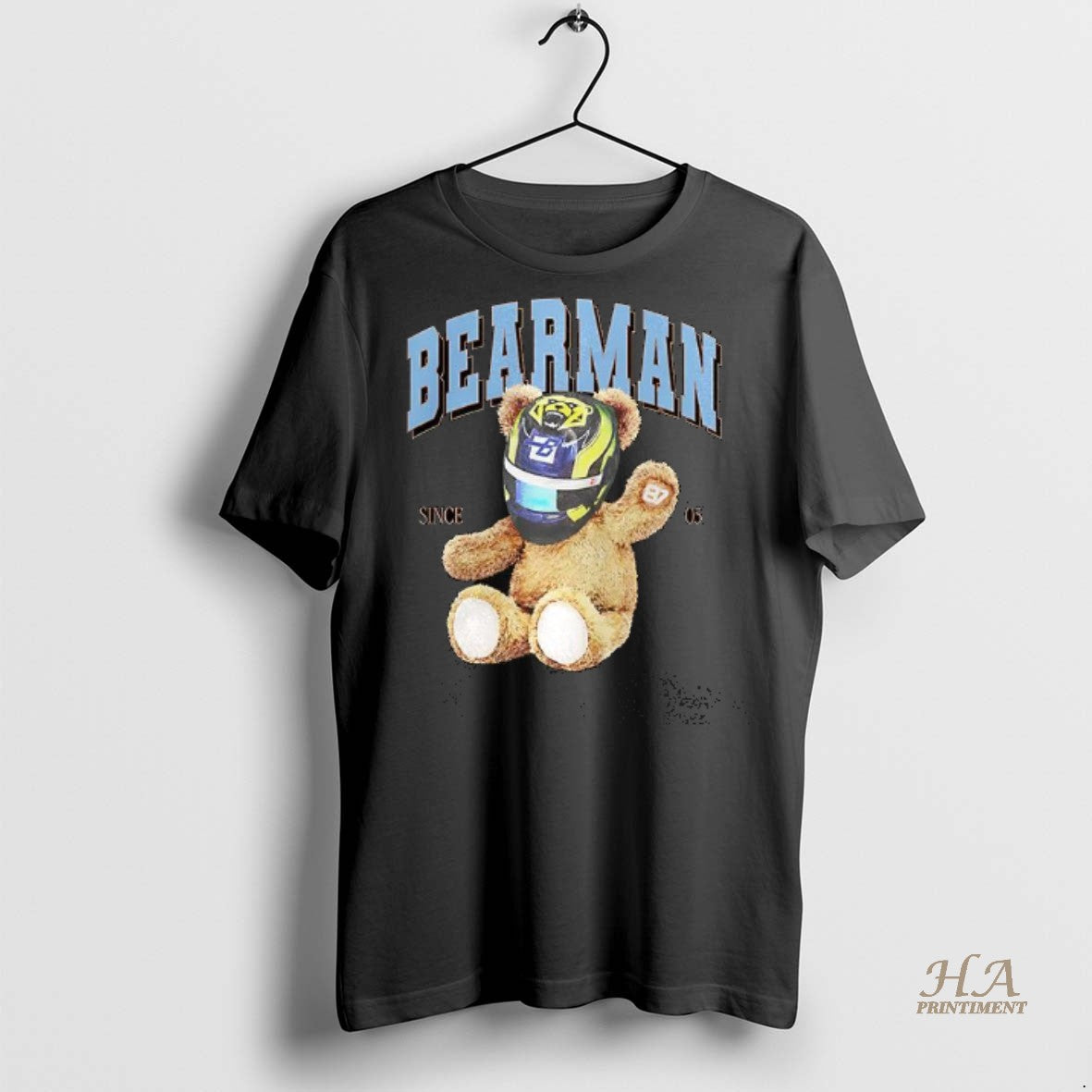 Official Oliver Bearman F1 Teddy Bear Helmet Shirt