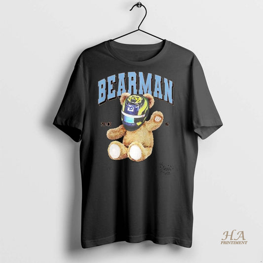 Official Oliver Bearman F1 Teddy Bear Helmet Shirt