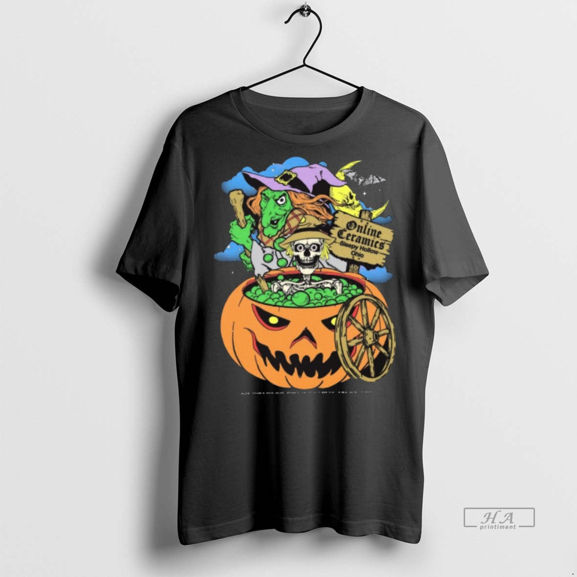 Official Online Ceramics Sleepy Hollow Ohio Halloween 2025 Shirt
