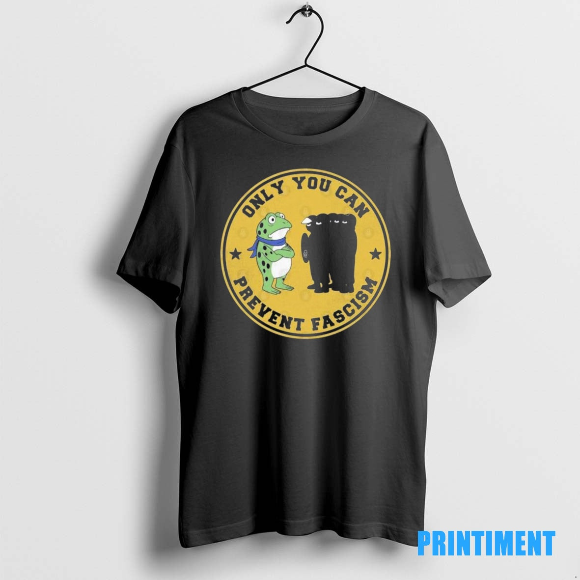 Official Only You Can Prevent Fascism Portland Frog Tee Sweater
