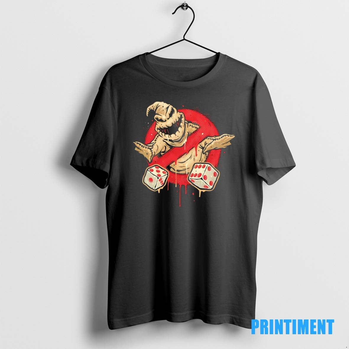 Official Oogie Boogie The Nightmare Before Christmas X The Ghostbusters No Boogies Allowed Logo Tee