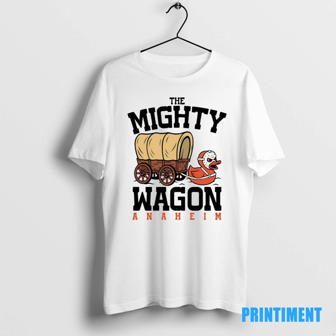 Official Oregon Trail The Mighty Wagon Anaheim Ducks Tee Sweater