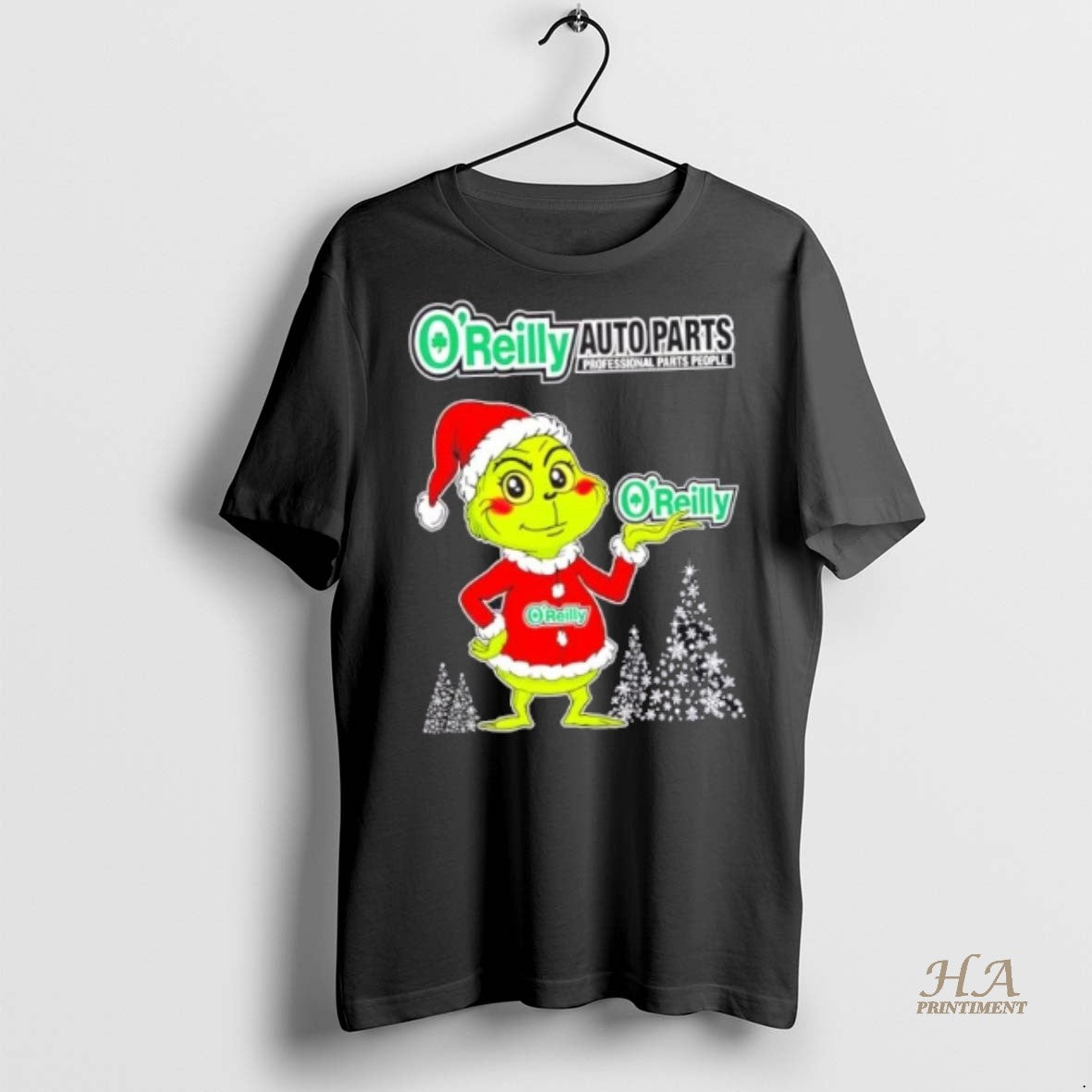 Official Oreilly Auto Parts And Grinchmas Christmas Tree Shirt