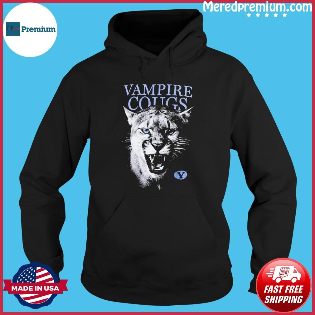 Oval Y Vampire Cougs BYU Cougars T-Shirt