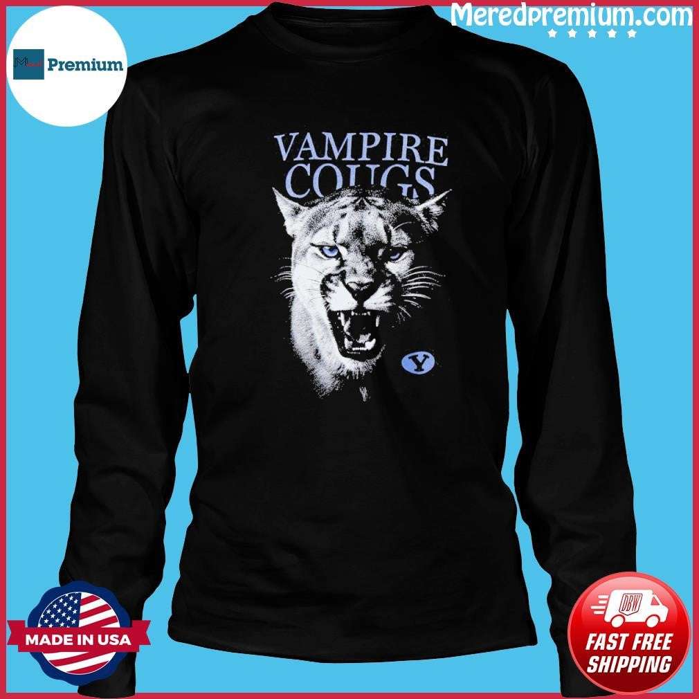 Oval Y Vampire Cougs BYU Cougars T-Shirt