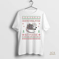 Official Overstimulated But Festive Opossum Christmas Ugly Shirt