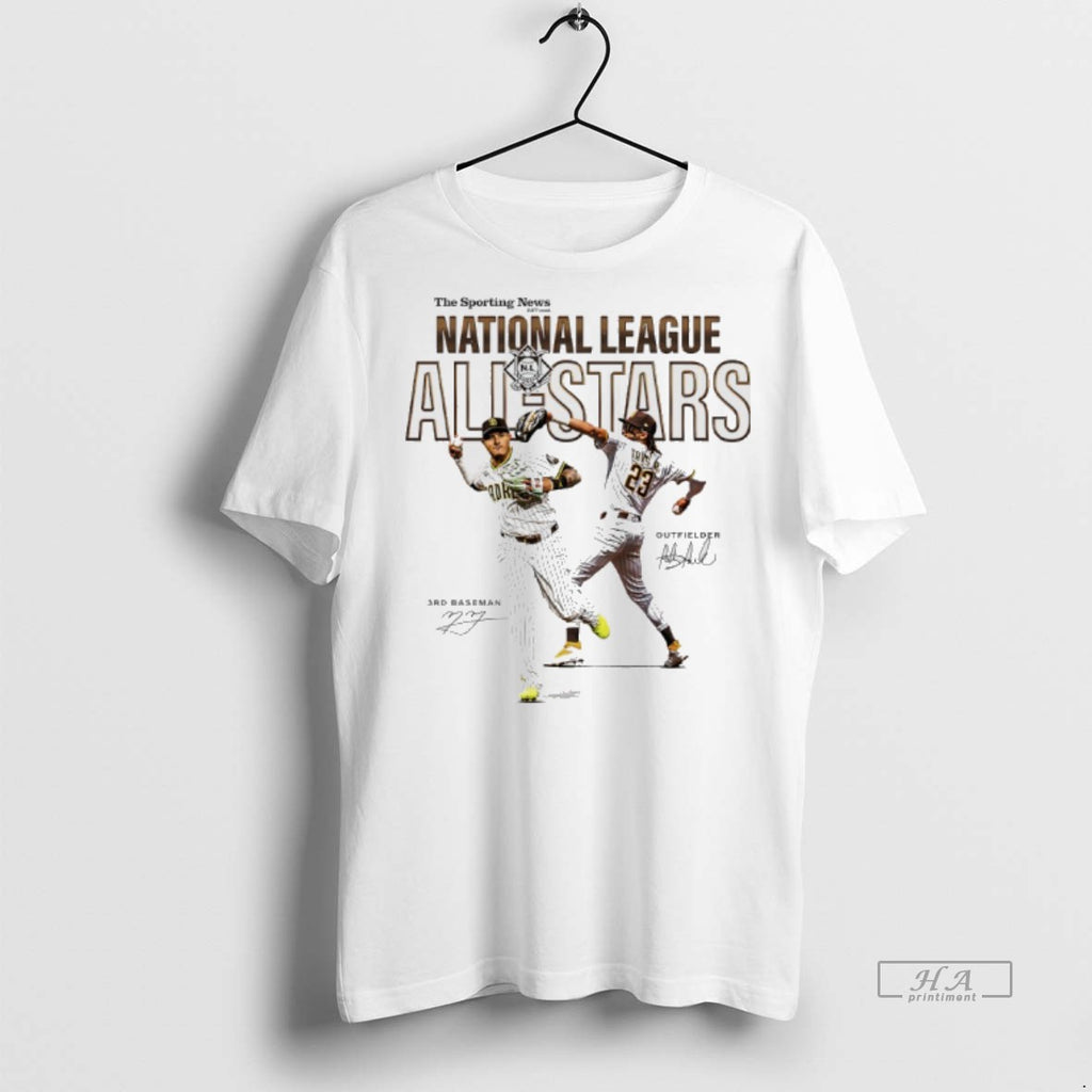 Official Padres Manny And Fernando National League All Star Signatures Shirt