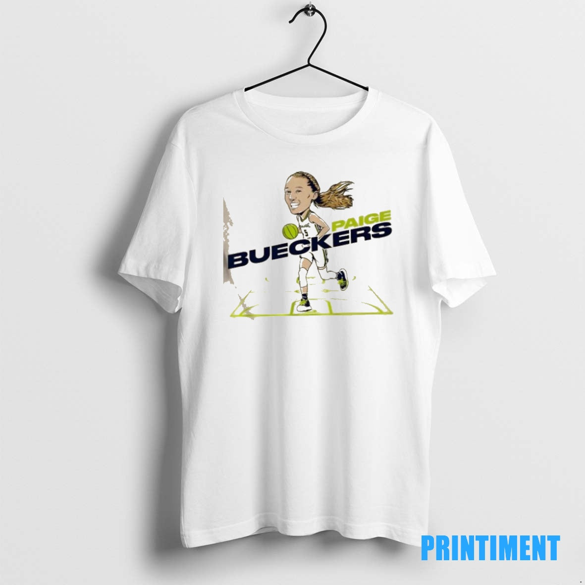 Official Paige Bueckers Dallas Wings Womens Basketball Caricature Tee Sweater