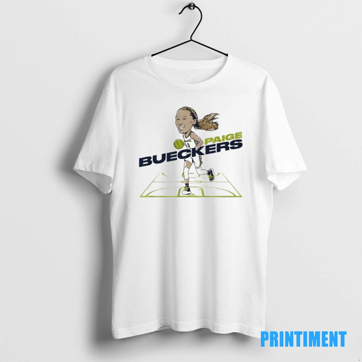 Official Paige Bueckers Roy Dallas Wings Rookie Of The Year 2025 Caricature Tee Sweater
