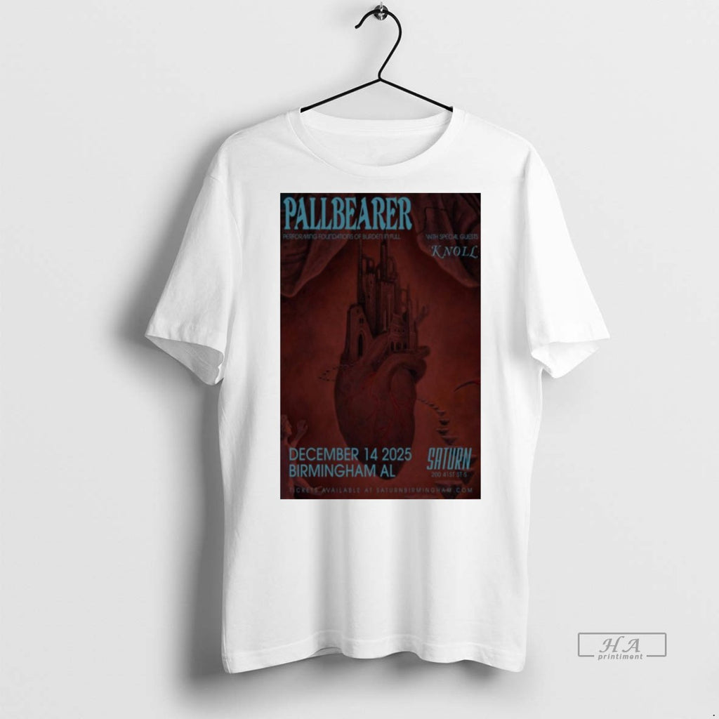 Official Pallbearer Birmingham Al December 14 2025 Concert Shirt