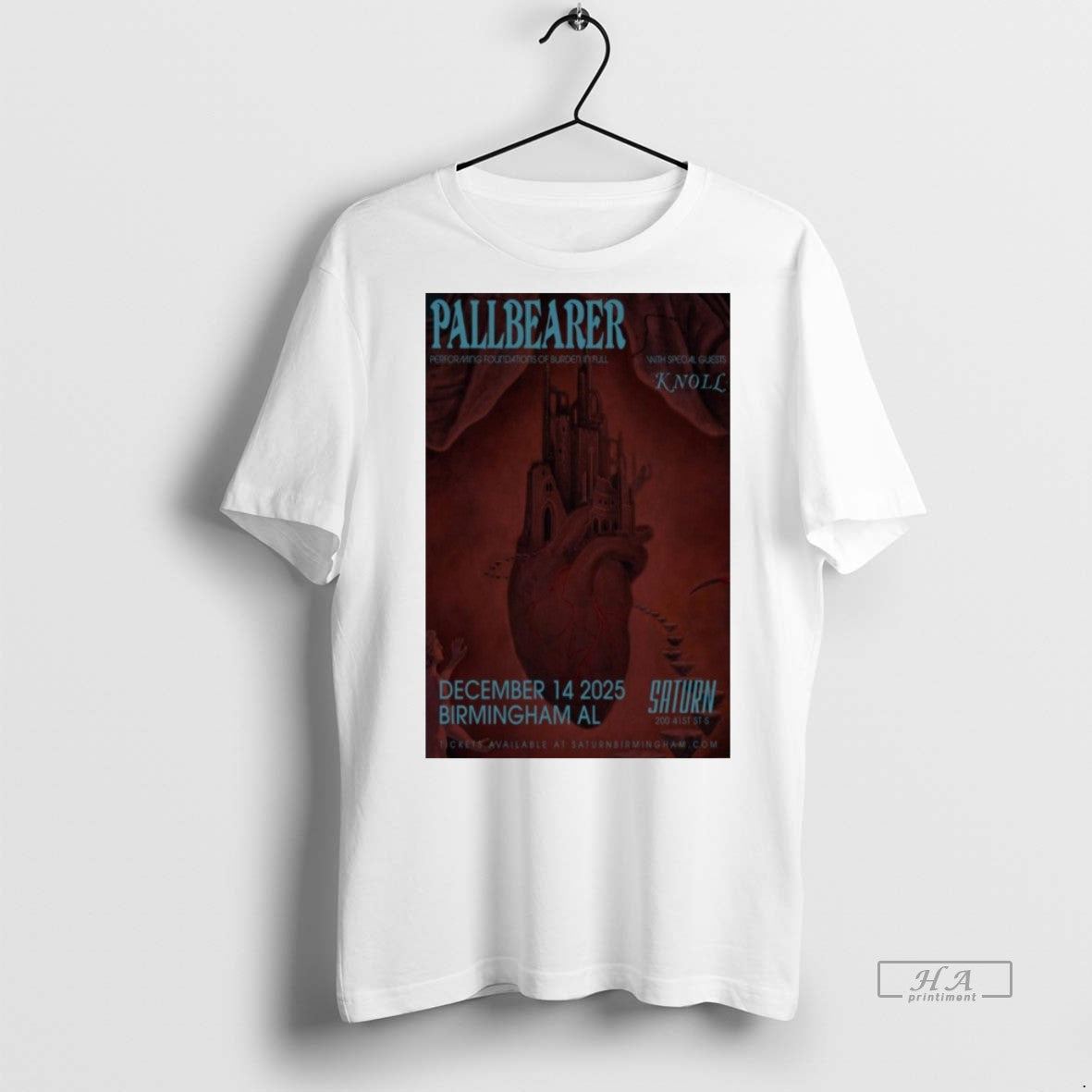 Official Pallbearer Birmingham Al December 14 2025 Concert Shirt