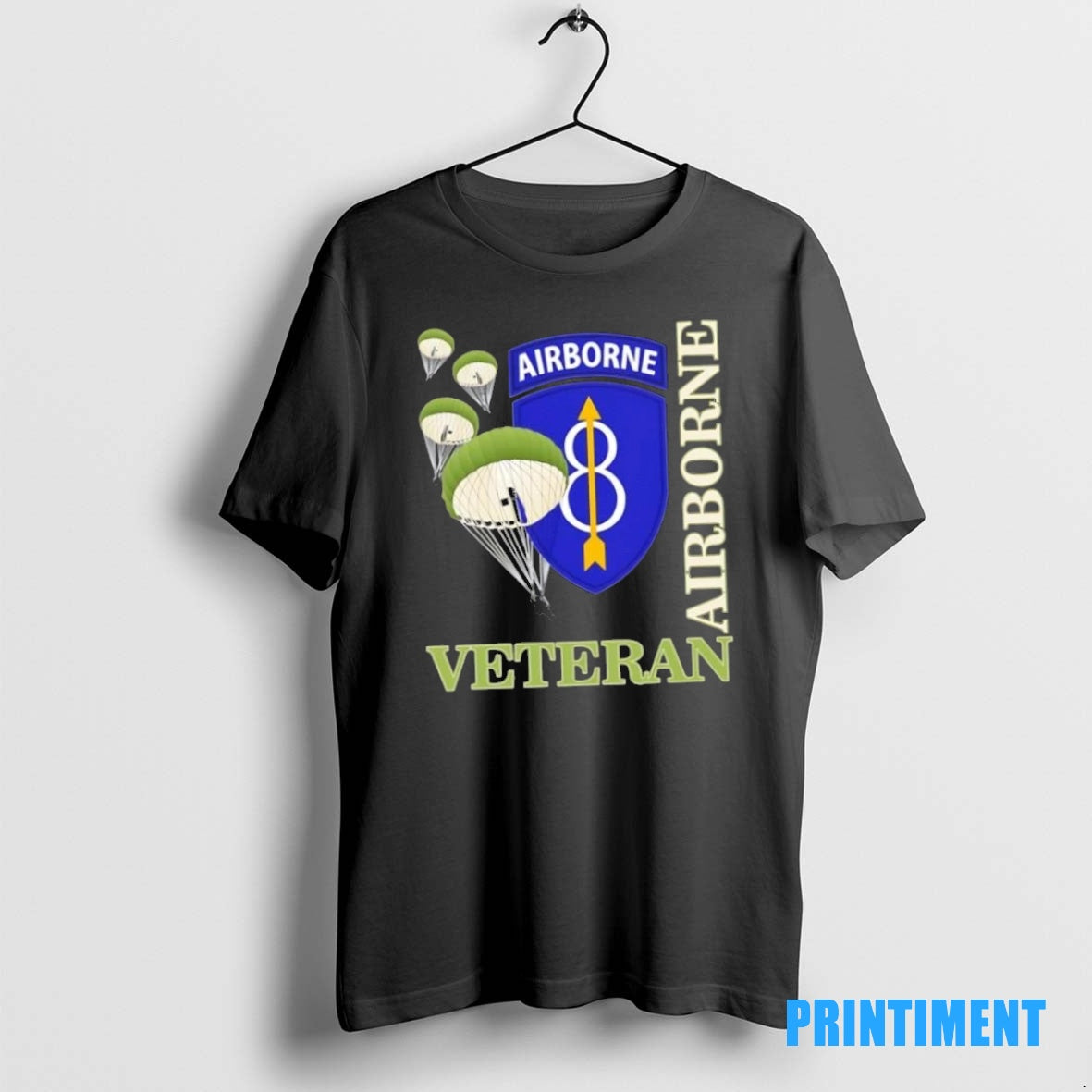 Official Paratroopers 8th Airborne Division Veteran Paratrooper Tee Sweater