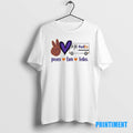 Official Peace Love Fedex Hand Love Car Tee Sweater
