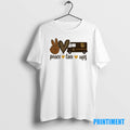 Official Peace Love Ups Hand Love Car Tee Sweater