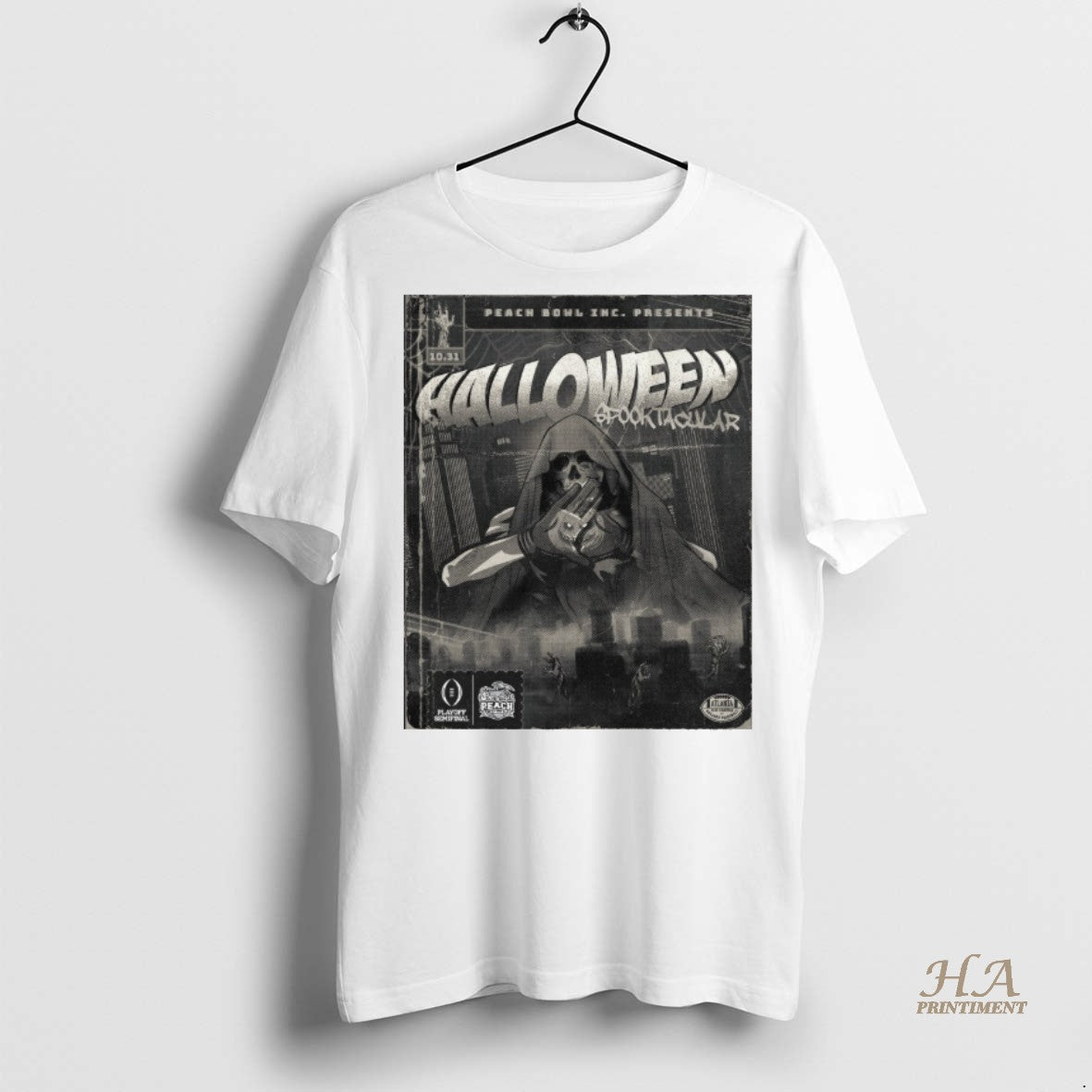 Official Peach Bowl Inc Presents Halloween Spook Tacular October 31 2025 Shirt