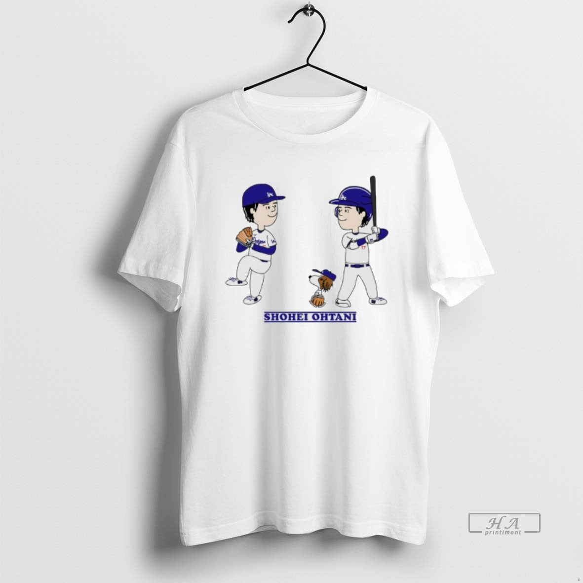 Official Peanuts Woodstock X Shohei Ohtani Los Angeles Dodgers