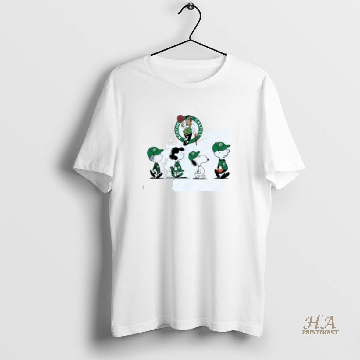 Official Peanuts Characters Boston Celtics