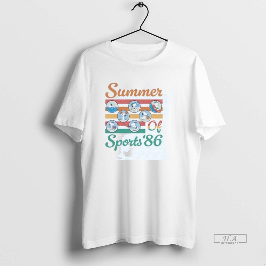 Official Peanuts Summer Of Sports 86