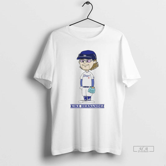 Official Peanuts X Kike Hernandez Los Angeles Dodgers Baseball