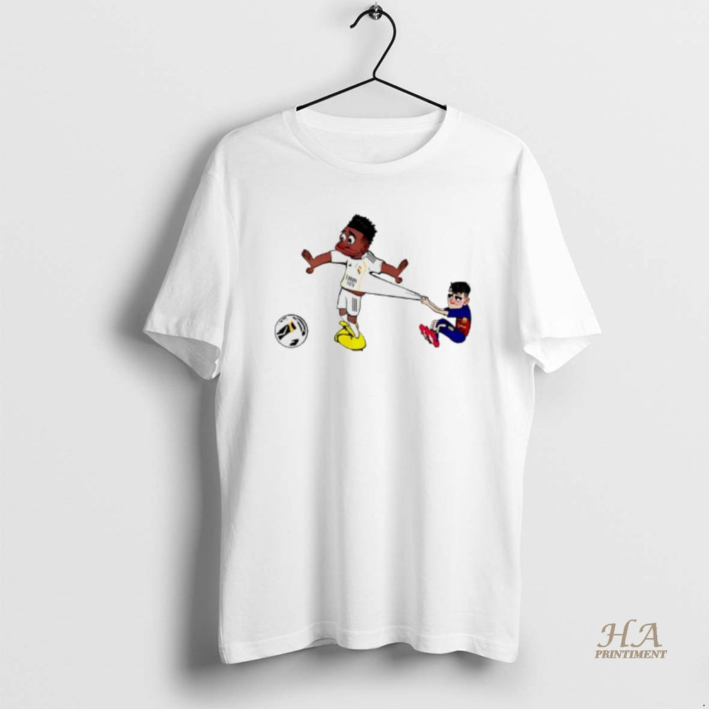 Official Pedri Pulling Vini Caricature