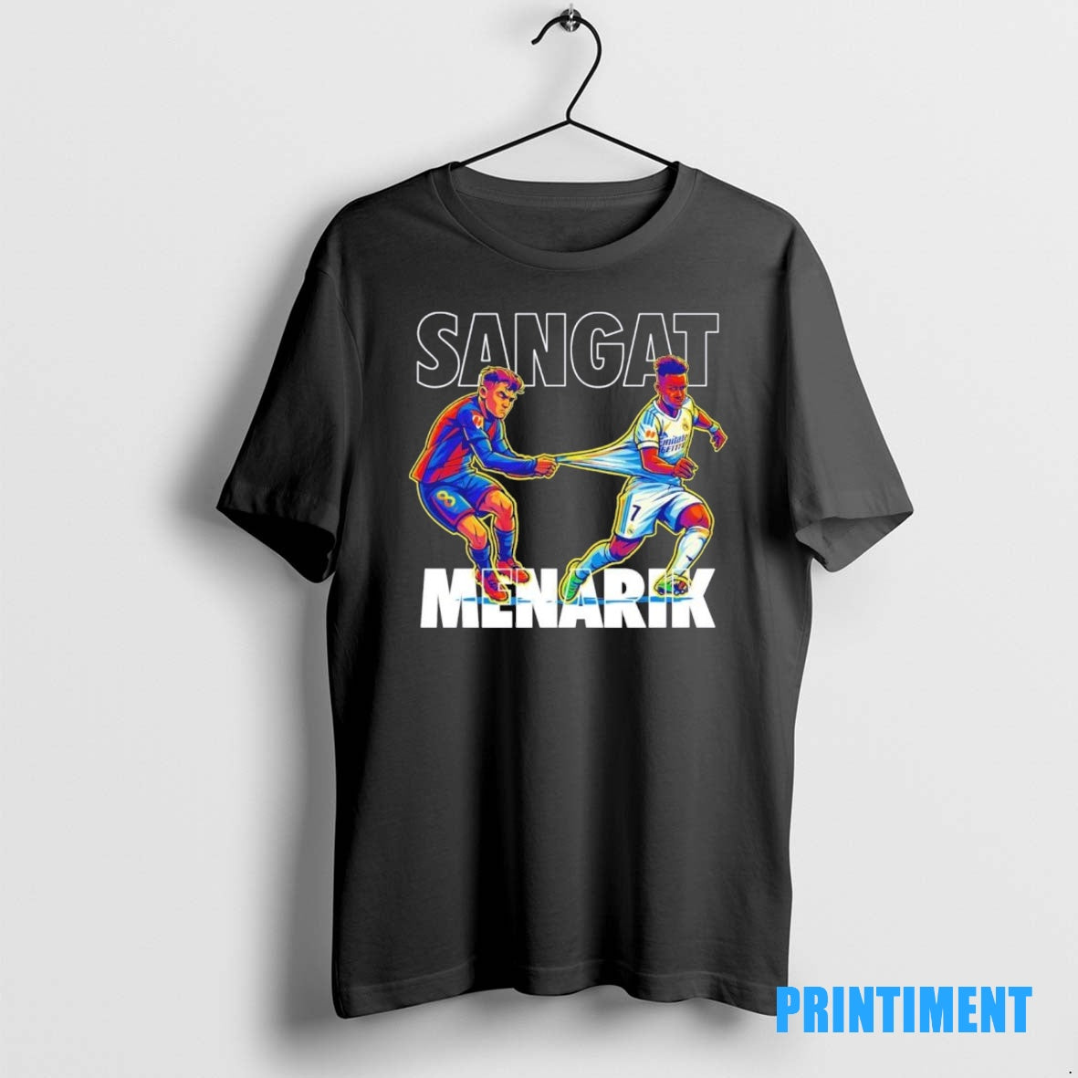 Official Pedri Pulling Vinicius Sangat Menarik Tee Sweater