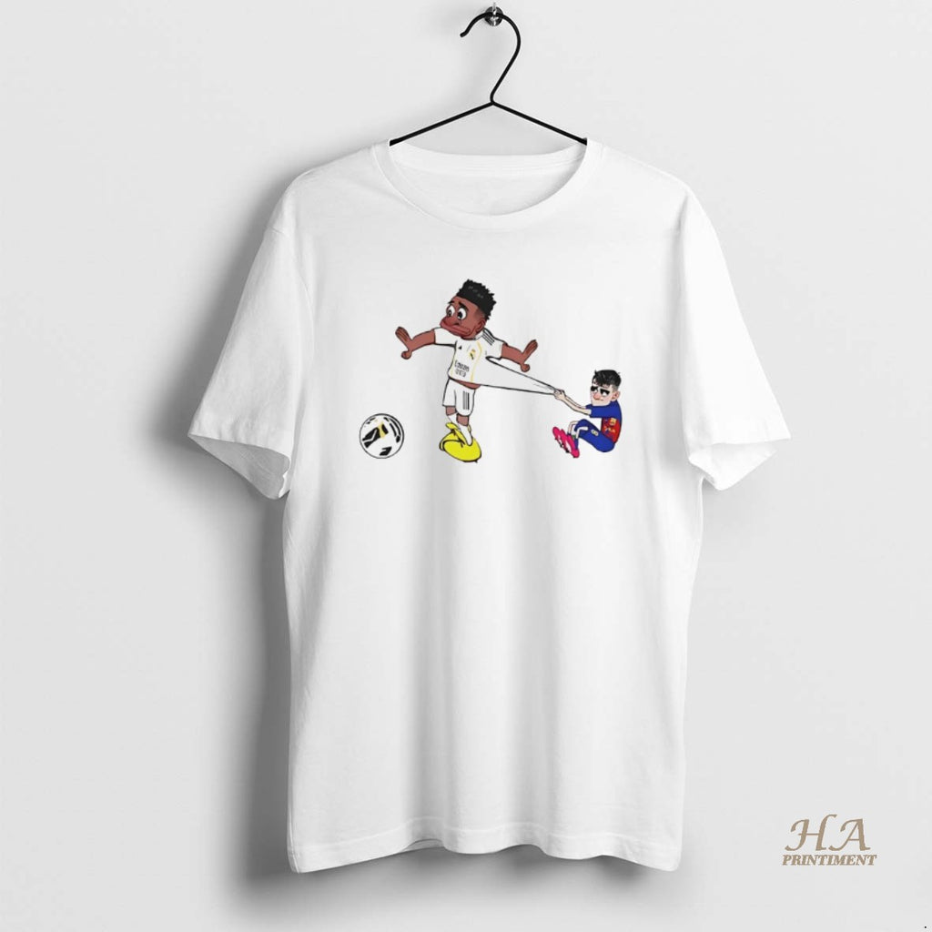 Official Pedri Pulling Vinicius Cartoon