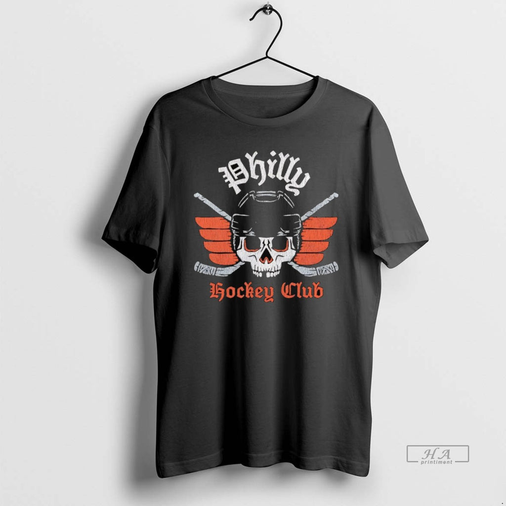 Official Philadelphia Flyers Skull Hockey Club