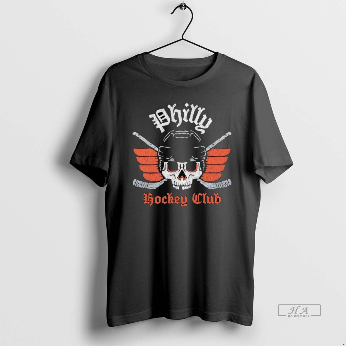 Official Philadelphia Flyers Skull Hockey Club