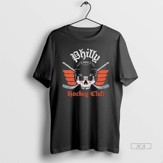 Official Philadelphia Flyers Skull Hockey Club