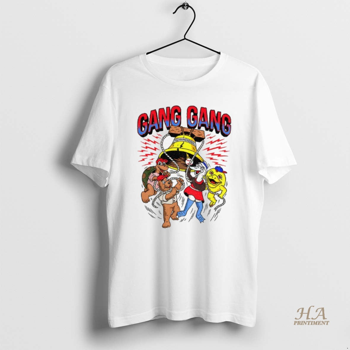 Official Philadelphia Phillies Baseball Gang Gang Animal Mlb