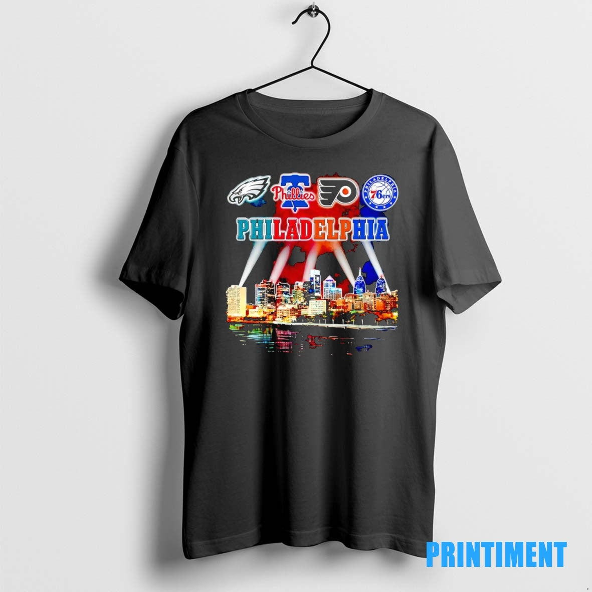 Official Philadelphia Sports Teams City Skyline Tee Sweater