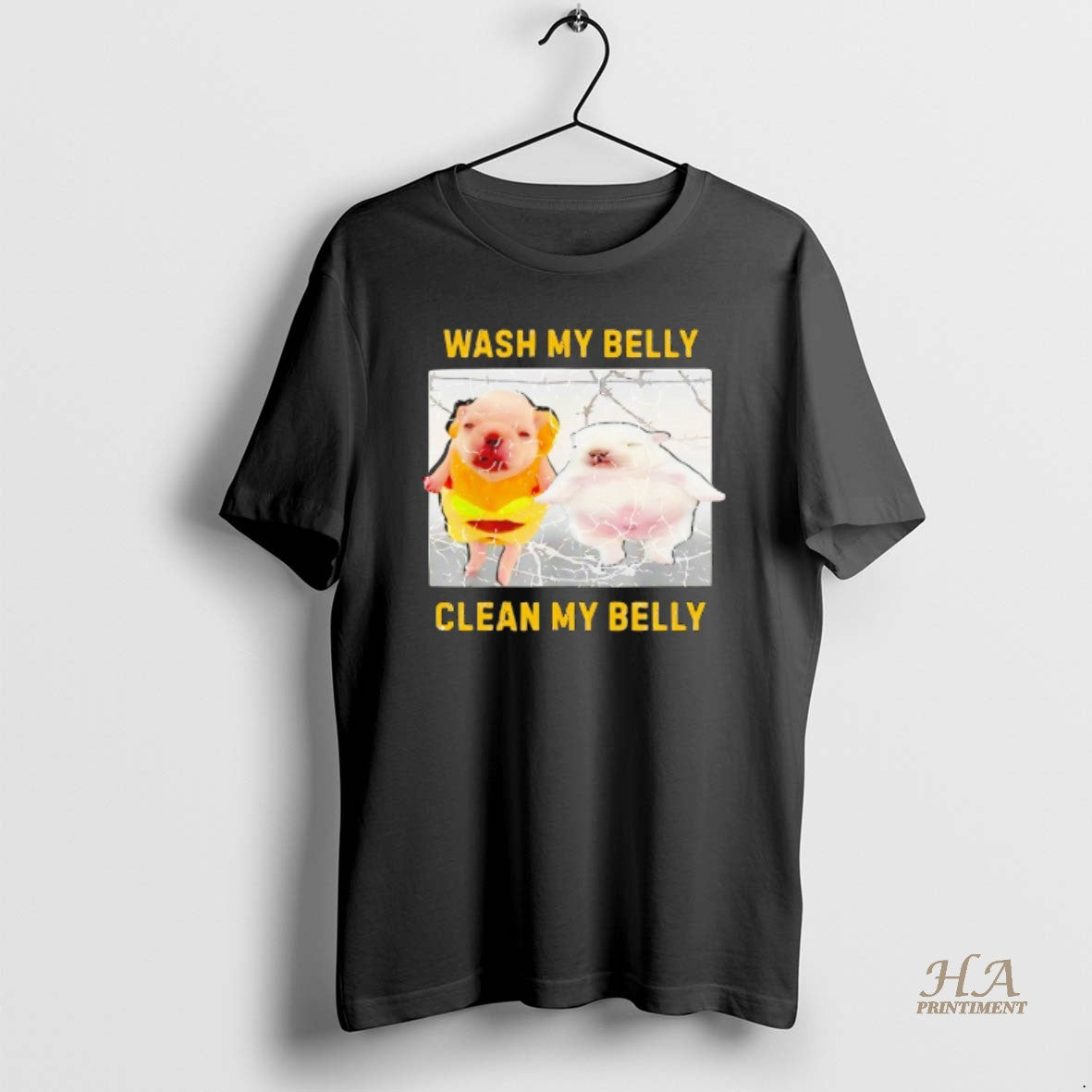 Official Pibble Wash My Belly Clean My Belly Meme