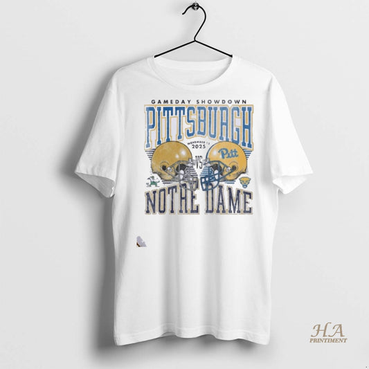 Official Pitt Panthers Vs Notre Dame Football Gameday Showdown 2025 November 15th Shirt