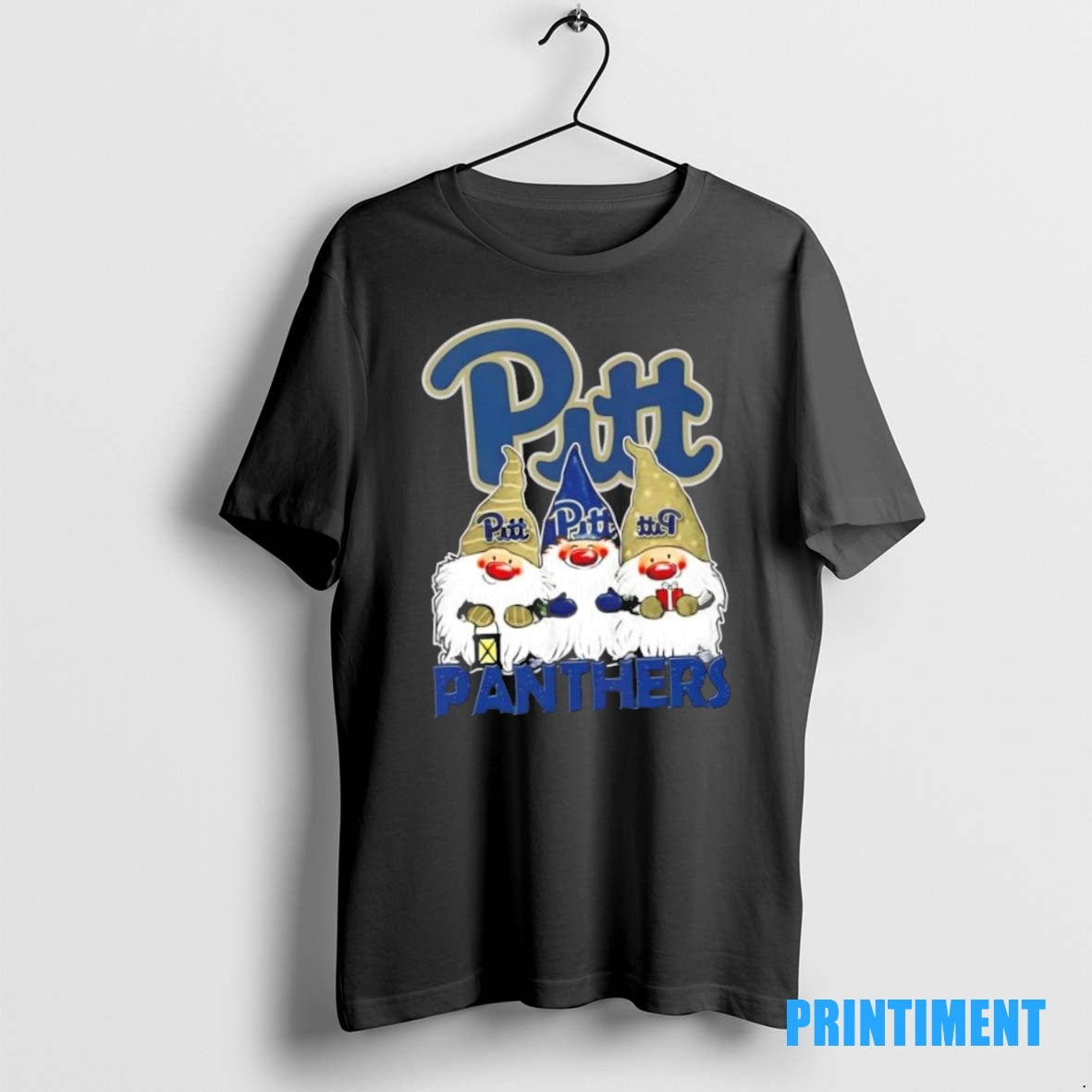 Official Pittsburgh Panthers X Gnomes Xmas Christmas Tee Sweater