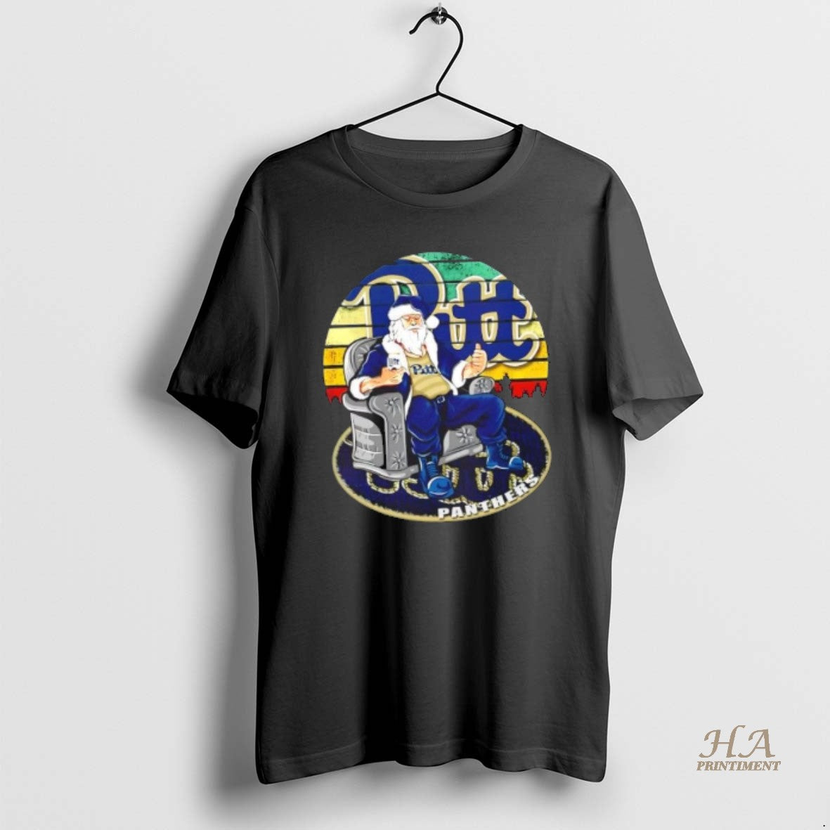 Official Pittsburgh Panthers X Santa Claus Christmas Vintage