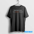 Official Please State The Nature Of The Parenting Emergency Black Tee Sweater