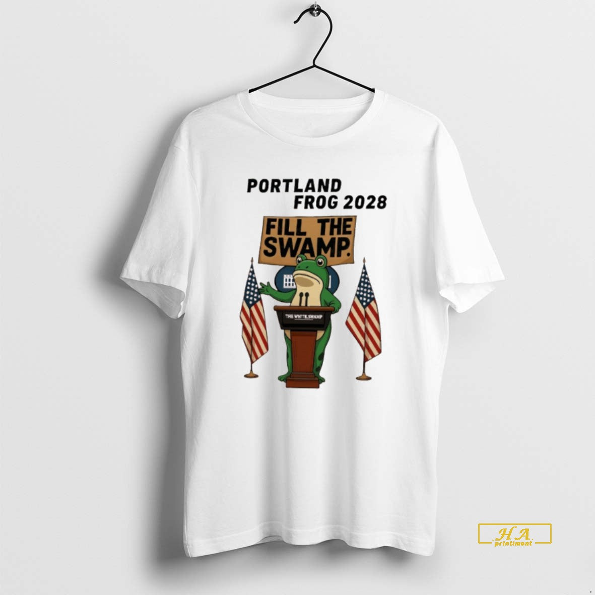 Official Portland Frog 2028 Ribbed Round Neck