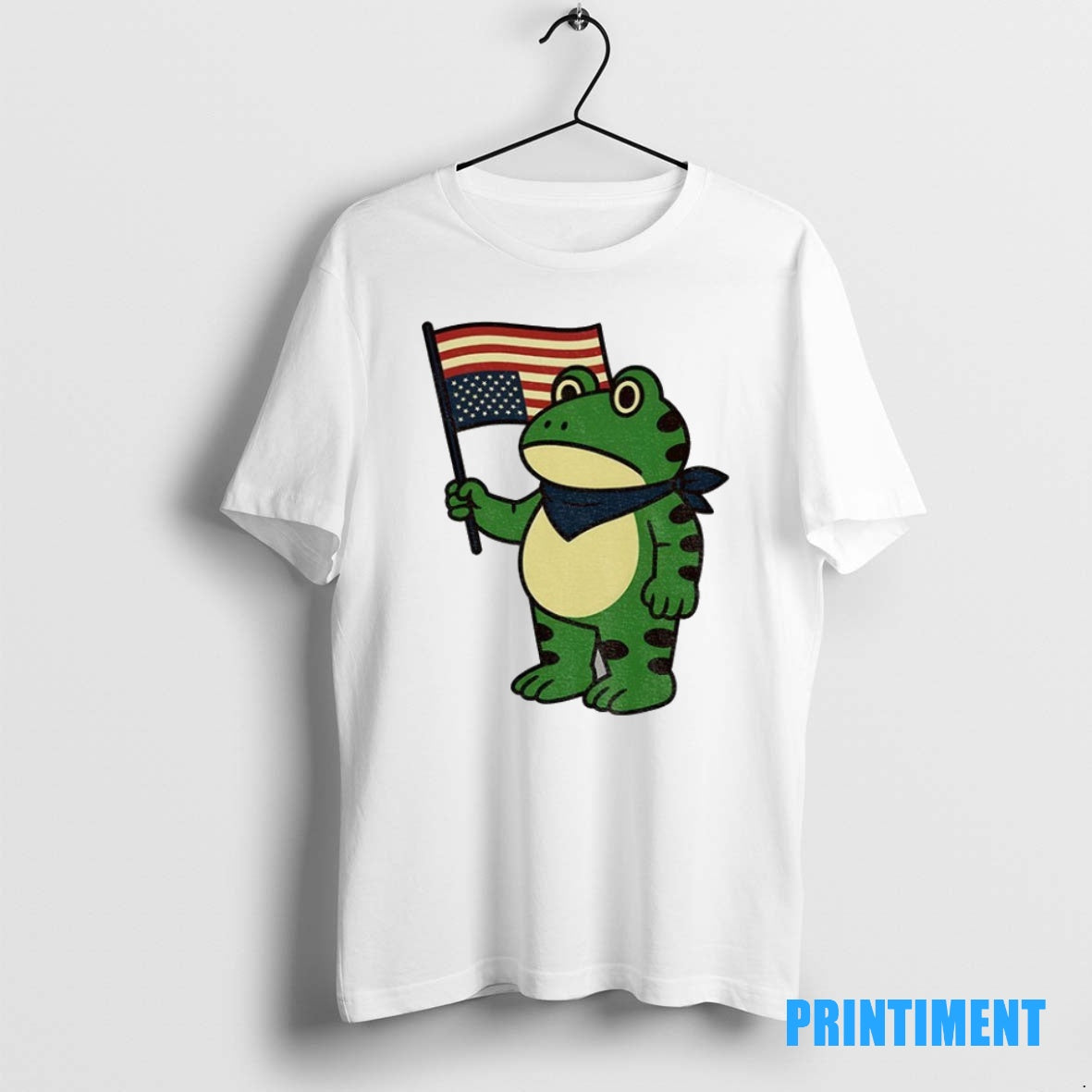 Official Portland Frog American Flag Freedom Anti Ice Tee Sweater