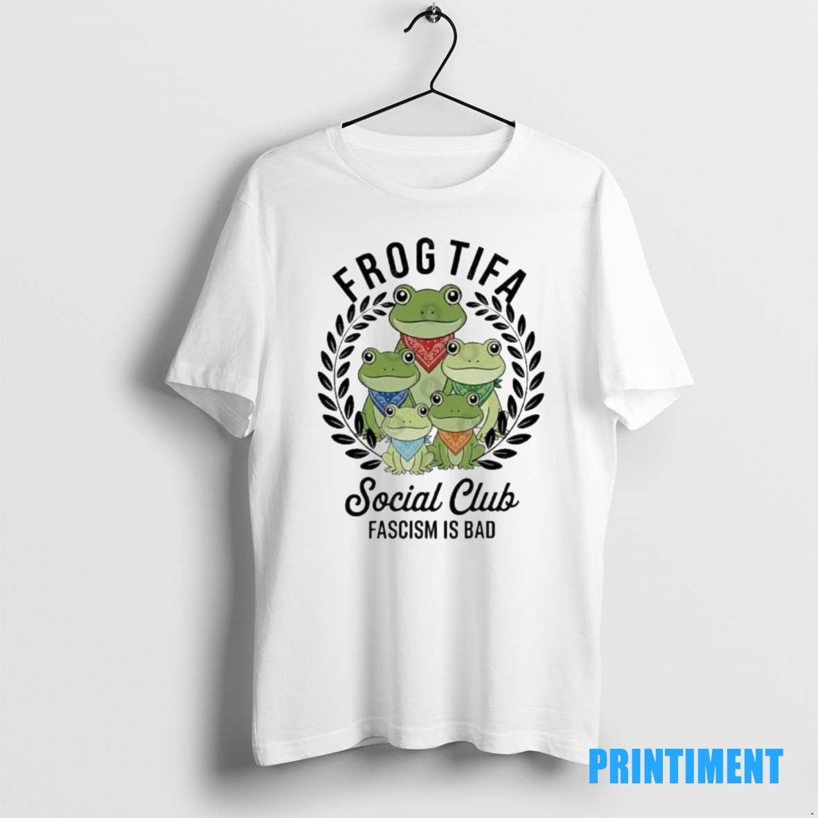 Official Portland Frog Frogtifa Social Club Tee Sweater