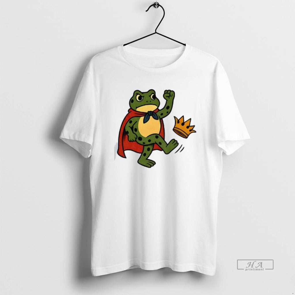 Official Portland Frog No Kings In America Anti Trump