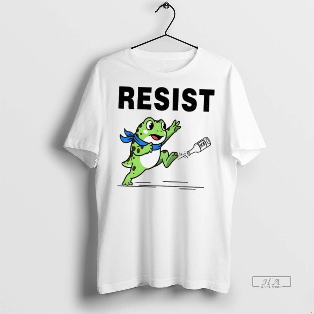 Official Portland Frog Resist Protest Anti Ice Shirt