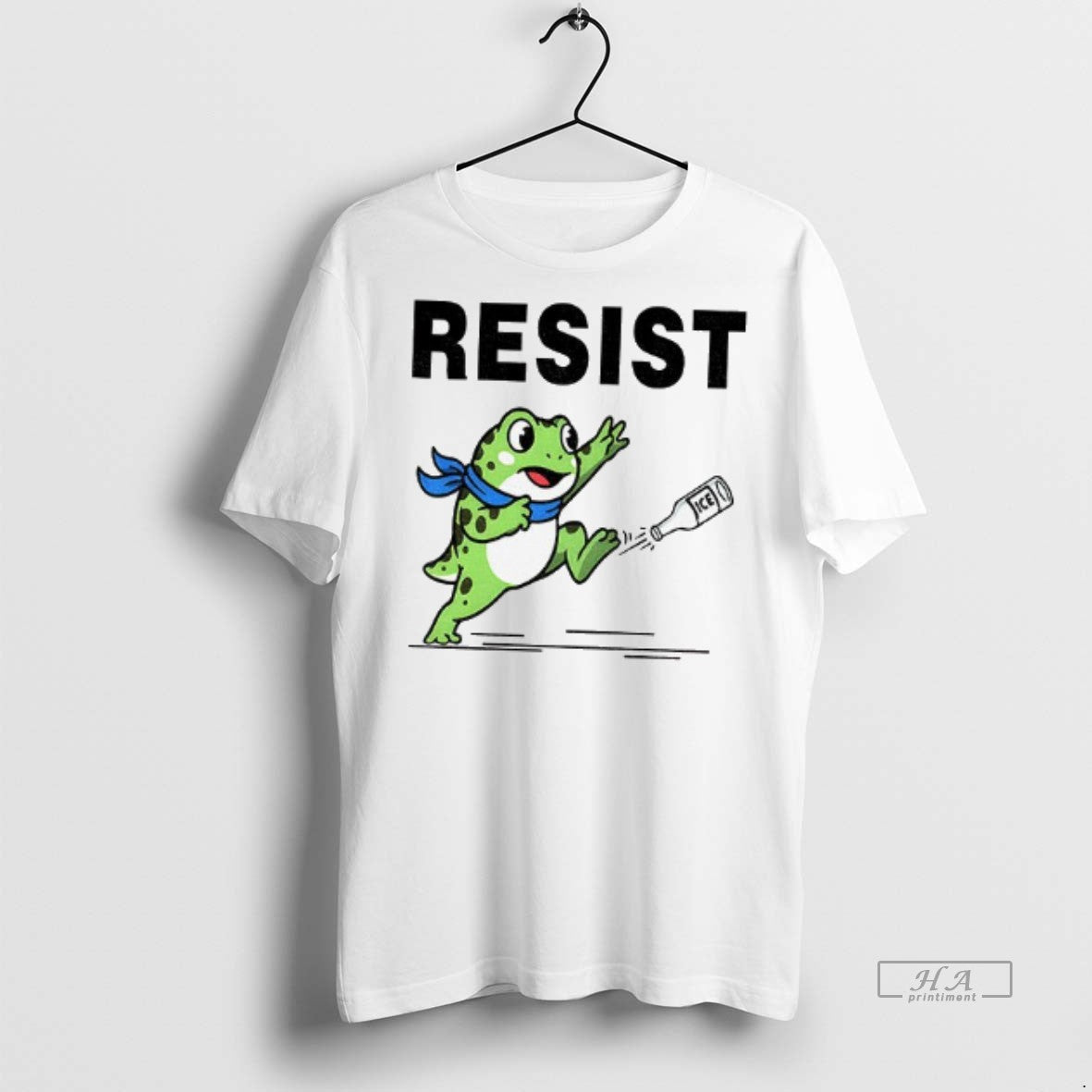 Official Portland Frog Resist Protest Anti Ice Shirt
