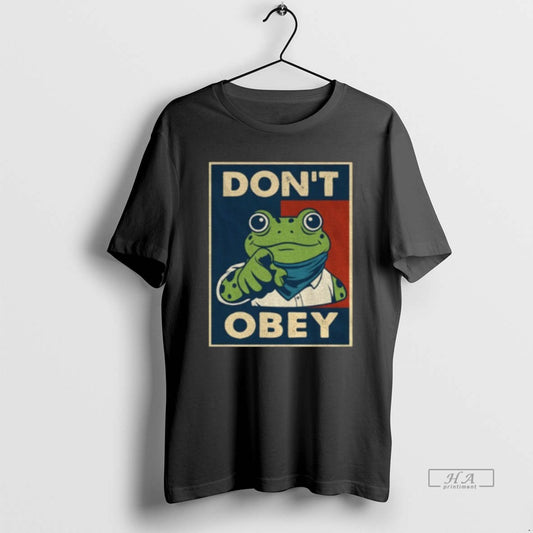 Official Portland Frog Dont Obey Vintage