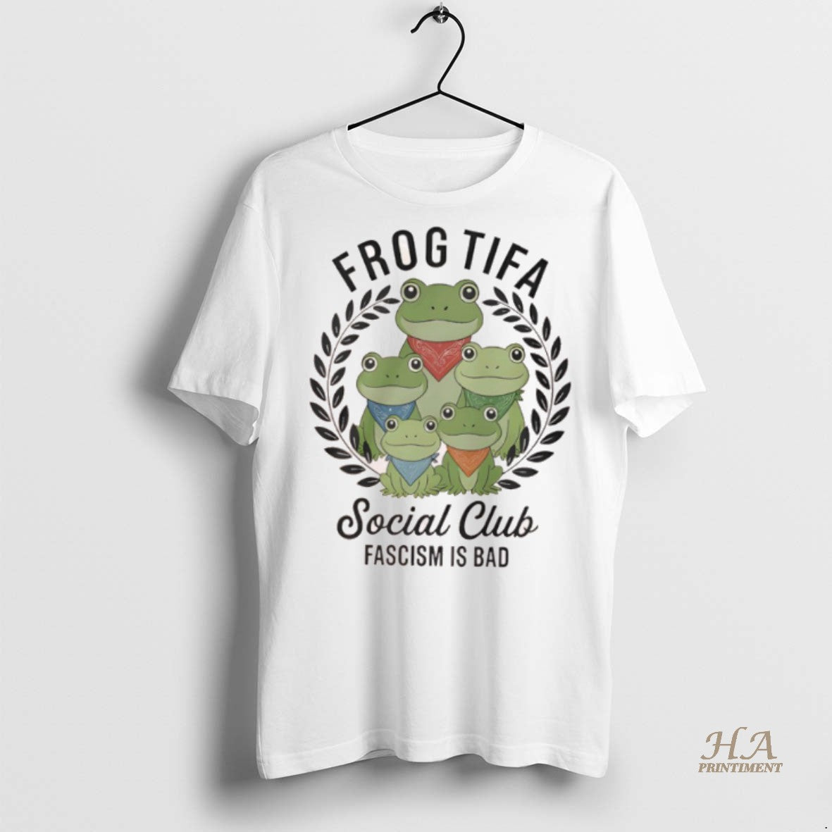 Official Portland Frog Tifa Social Club Fascism Is Bad Shirt