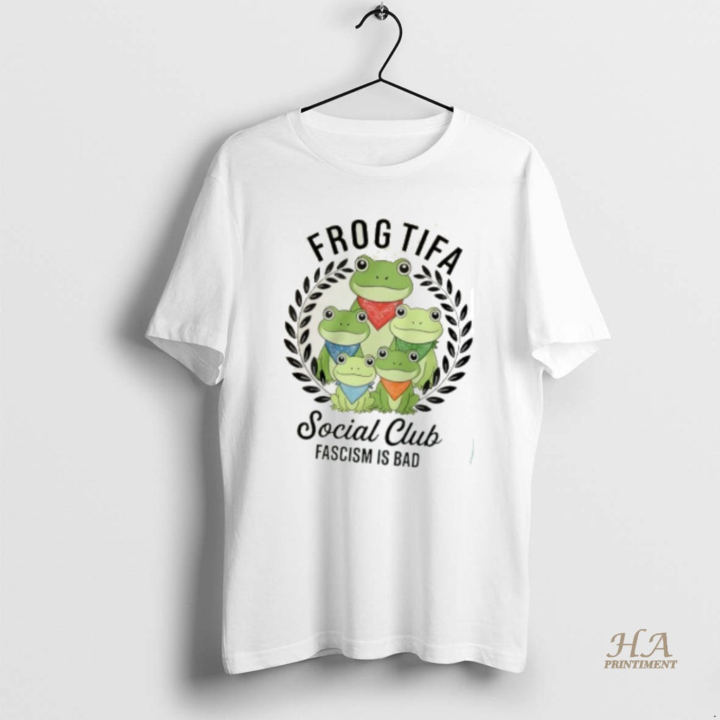 Official Portland Frog Tifa Social Club Fascism Is Bad